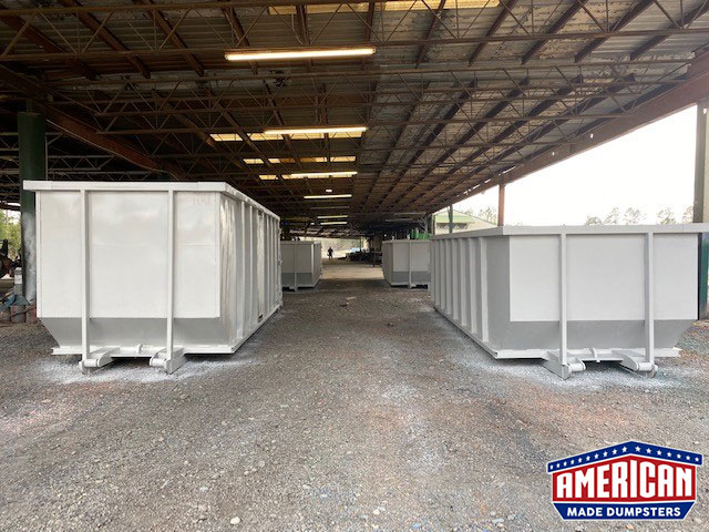 Straight Wall Cable Dumpsters - American Made Dumpsters